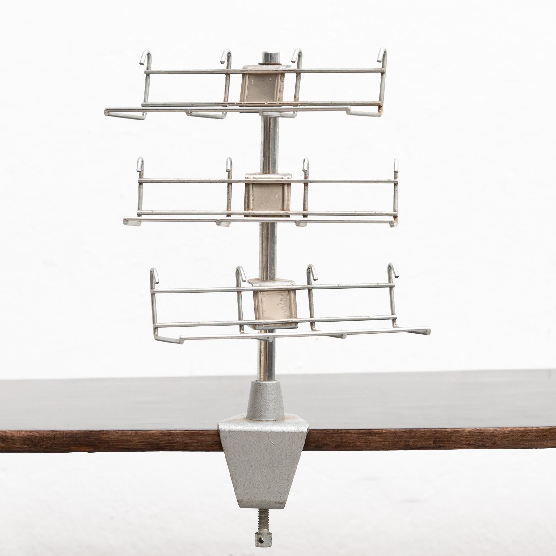 Industrial Metal Table Display, circa 1970 For Sale 5