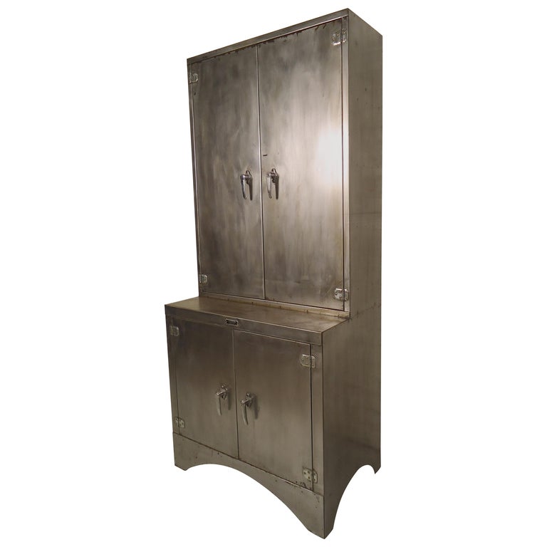 industrial metal tall cabinet