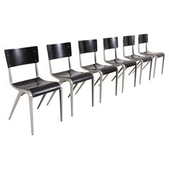 Industrial Mid-Century Modern Chairs by James Leonard for Esavian