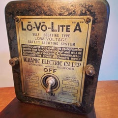 Industrial Midcentury Machinist Lamp