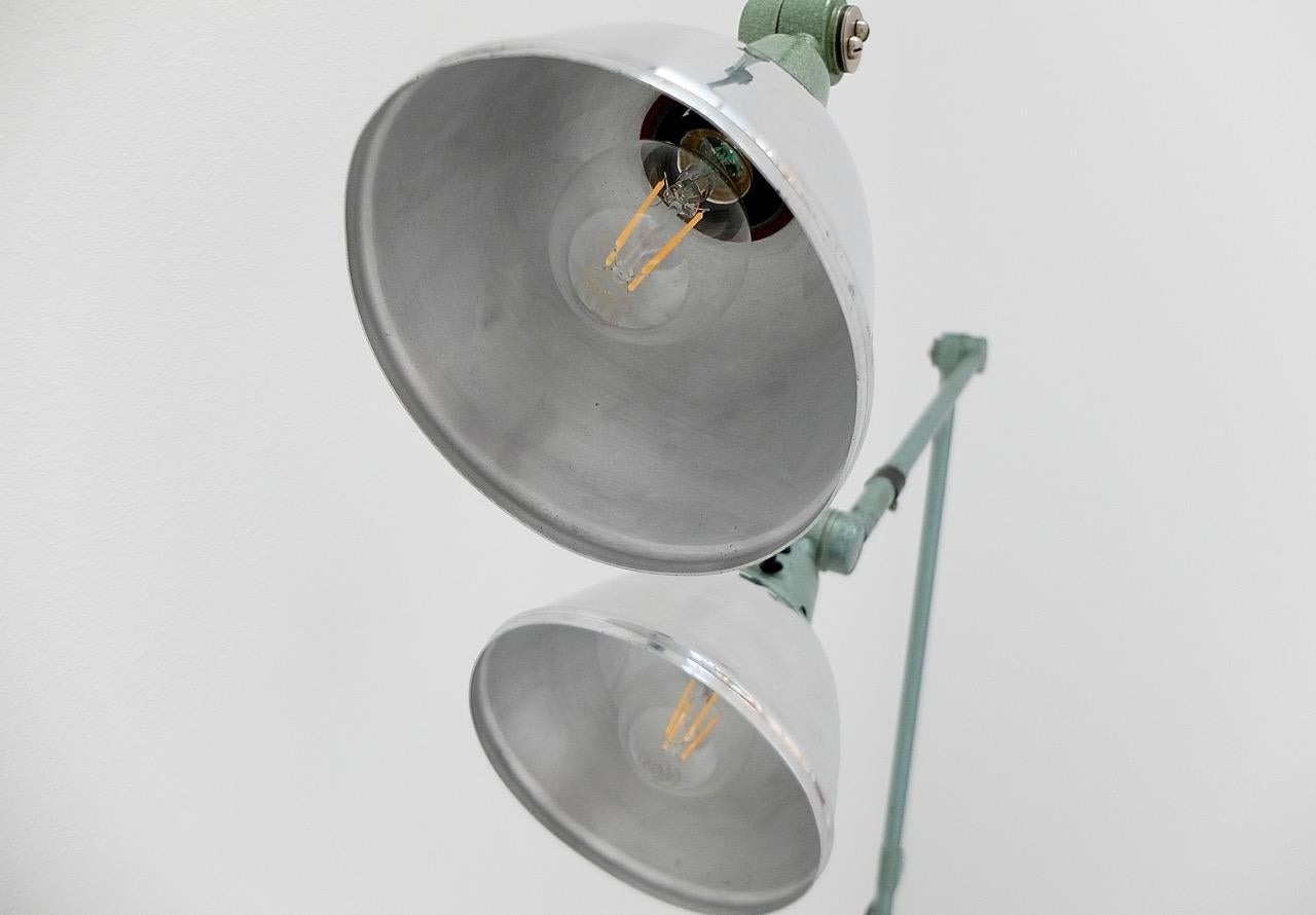Industrial Midgard Desk Light with Table Bracket, Model 121, Curt Fischer, Auma 14