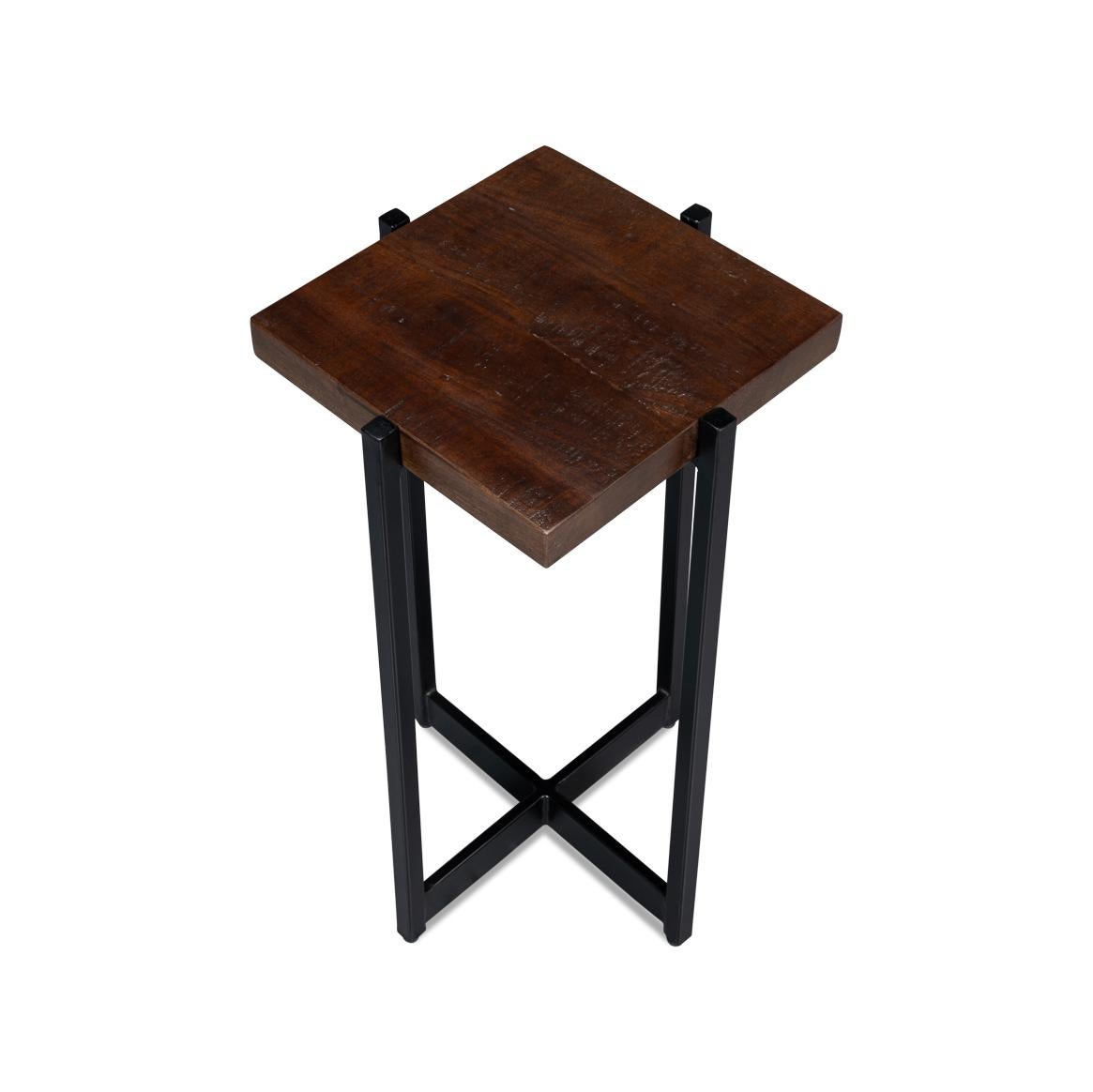 Industrial Modern Accent Table In New Condition For Sale In Westwood, NJ