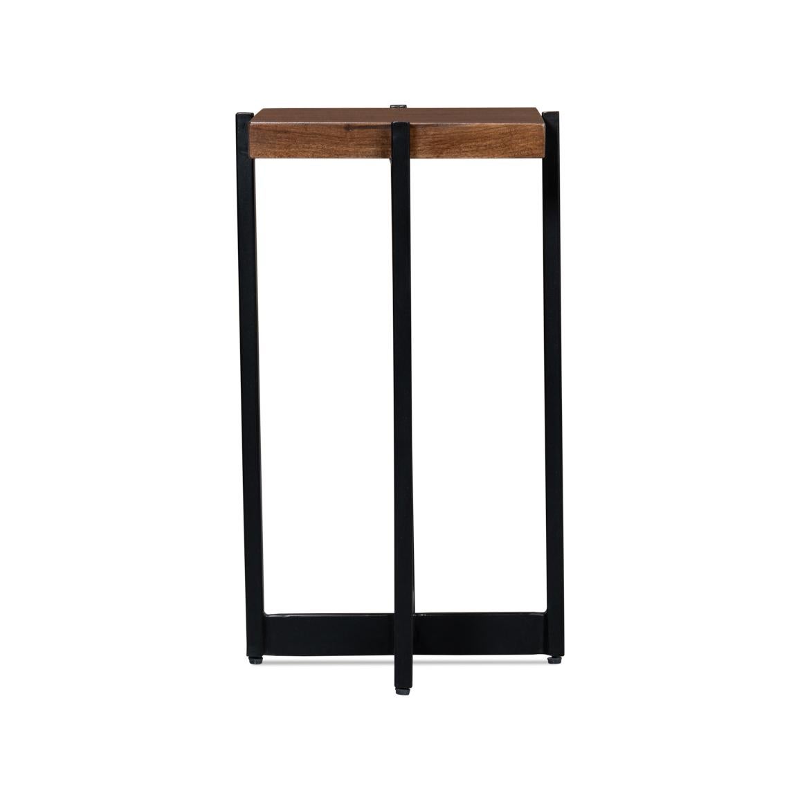 Industrial Modern Accent Table For Sale 1