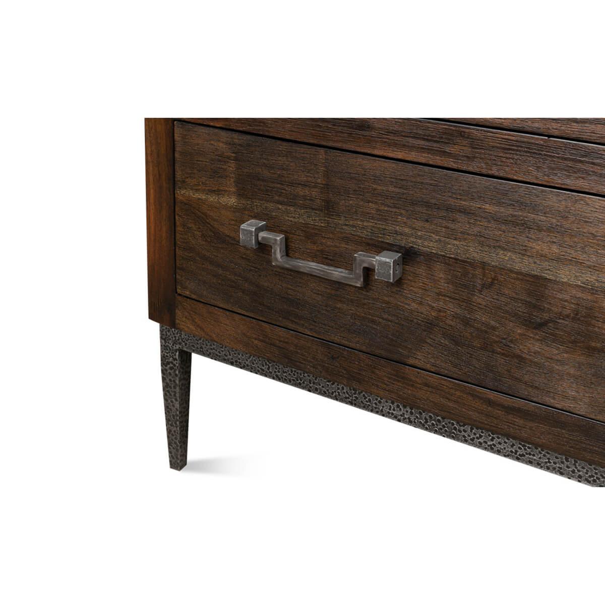 Métal Commode Modern Modernity Industry en vente