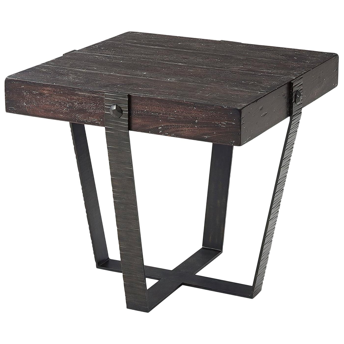 Industrial Modern End Table
