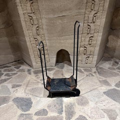 Industrial Modern Firewood Cart Caddy with Wheels