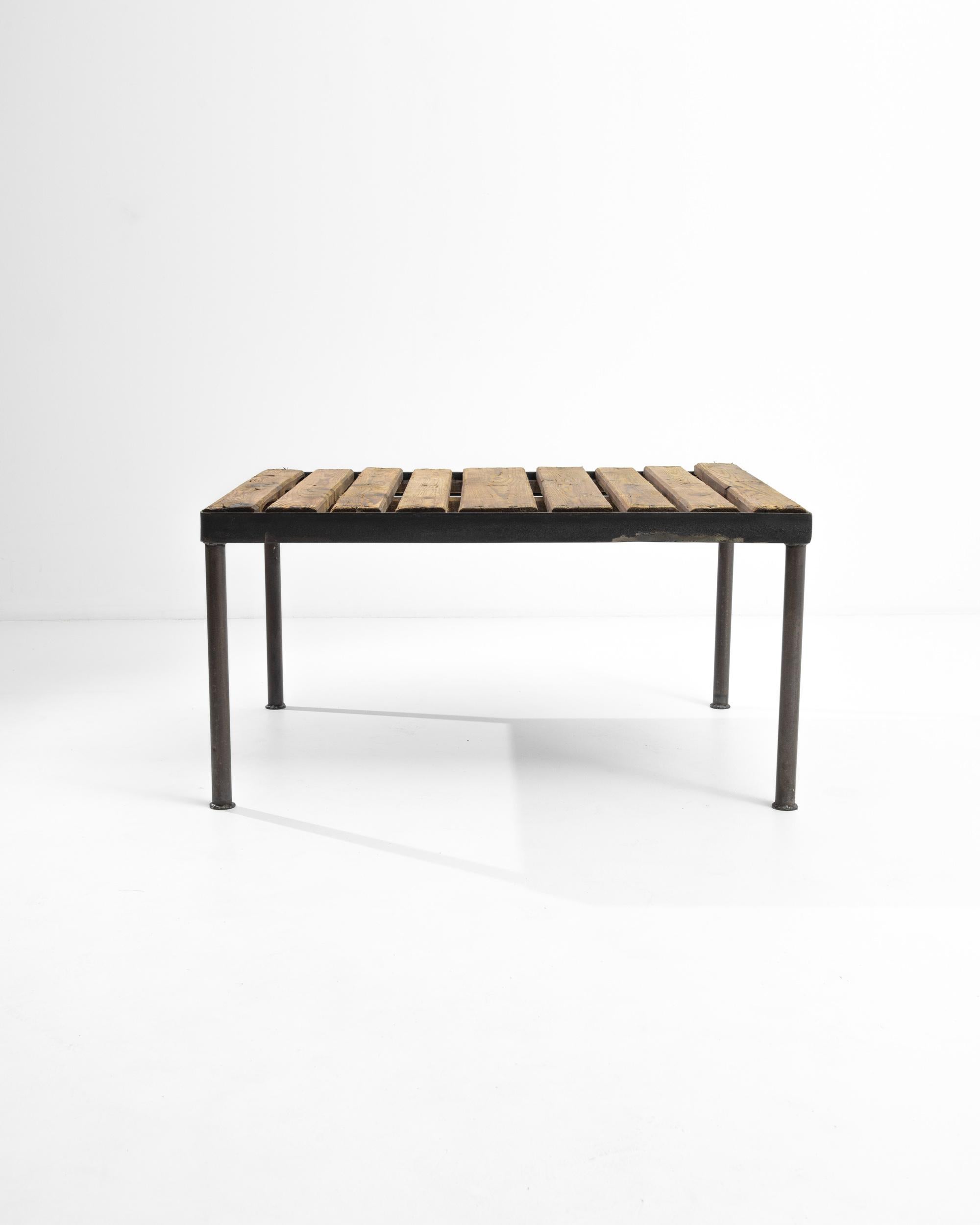 Metal Industrial Modern French Coffee Table