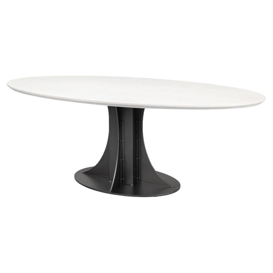 Table de salle à manger ovale Modern Industry