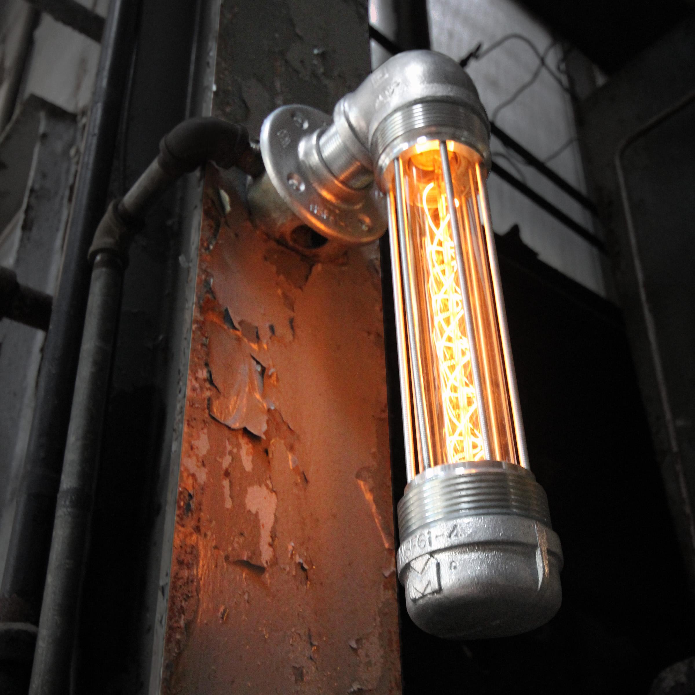 Machine-Made Modern Industrial Wall Sconce - Industrial Light - Industrial Decor For Sale