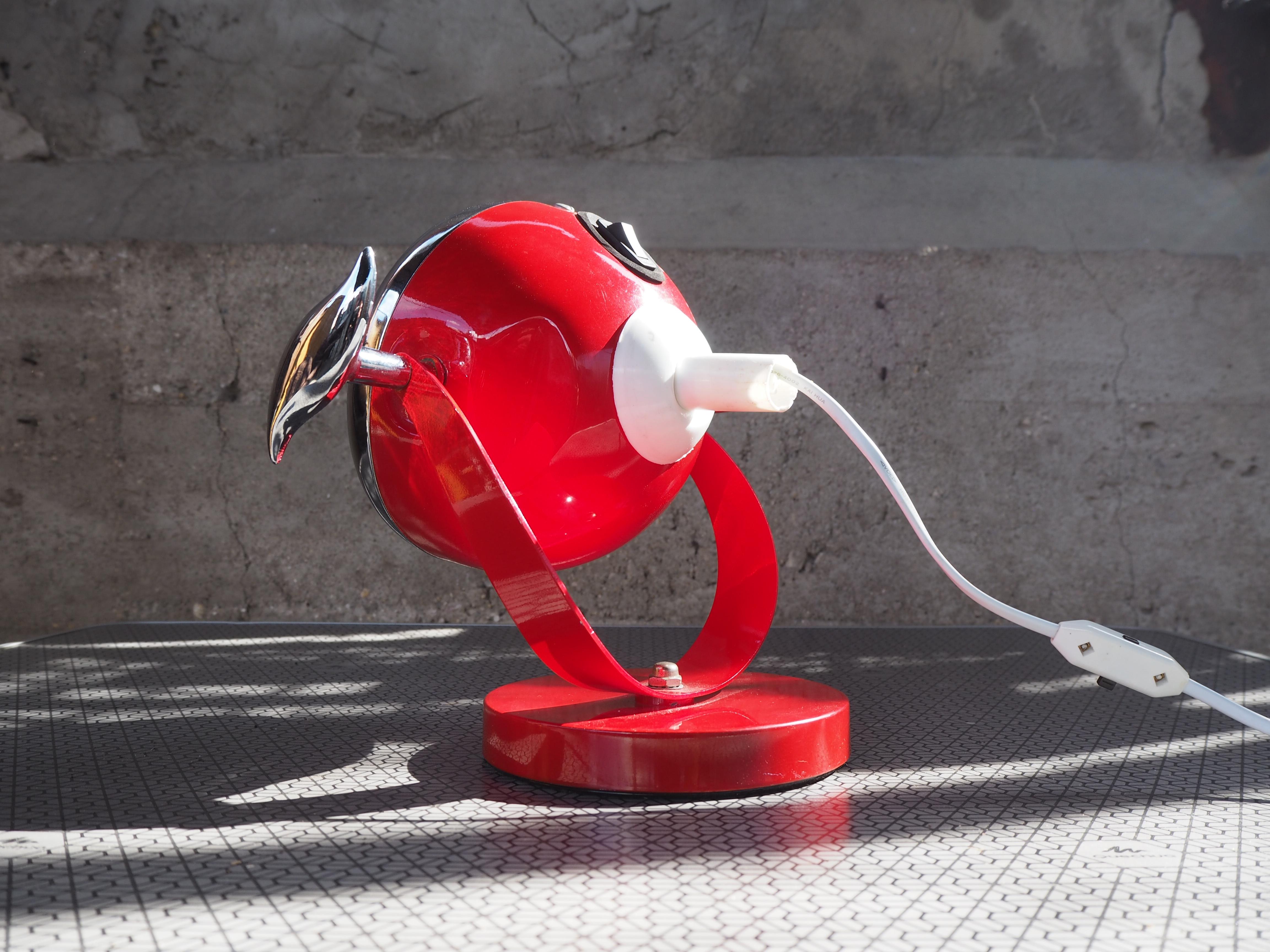 Métal Lampe de table de style industriel Moto, Europe, années 2000 en vente