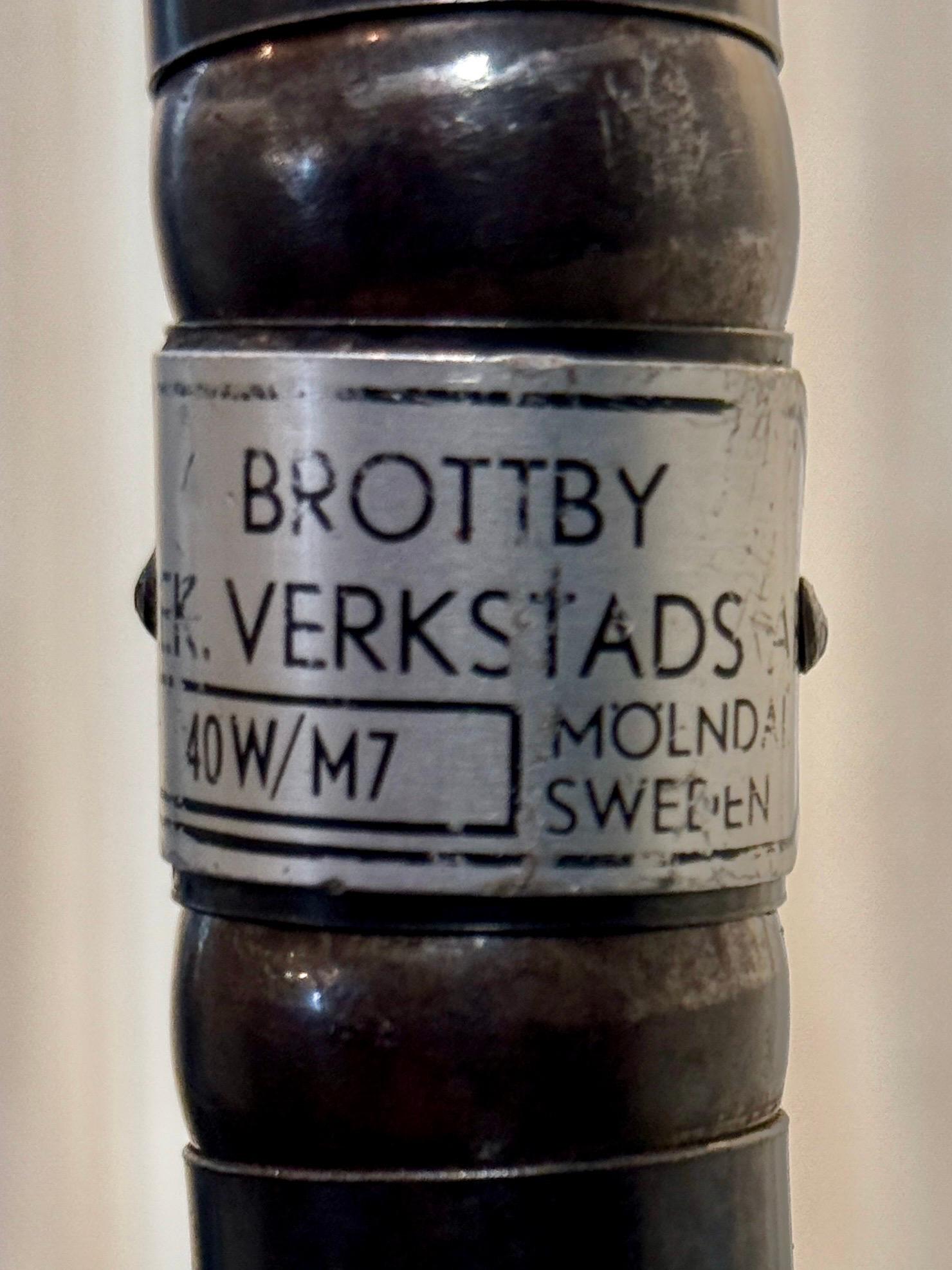 Lámparas de escritorio industriales de Brottby Verkstads AB Mölndal, años 1930/40, PARES Industrial en venta
