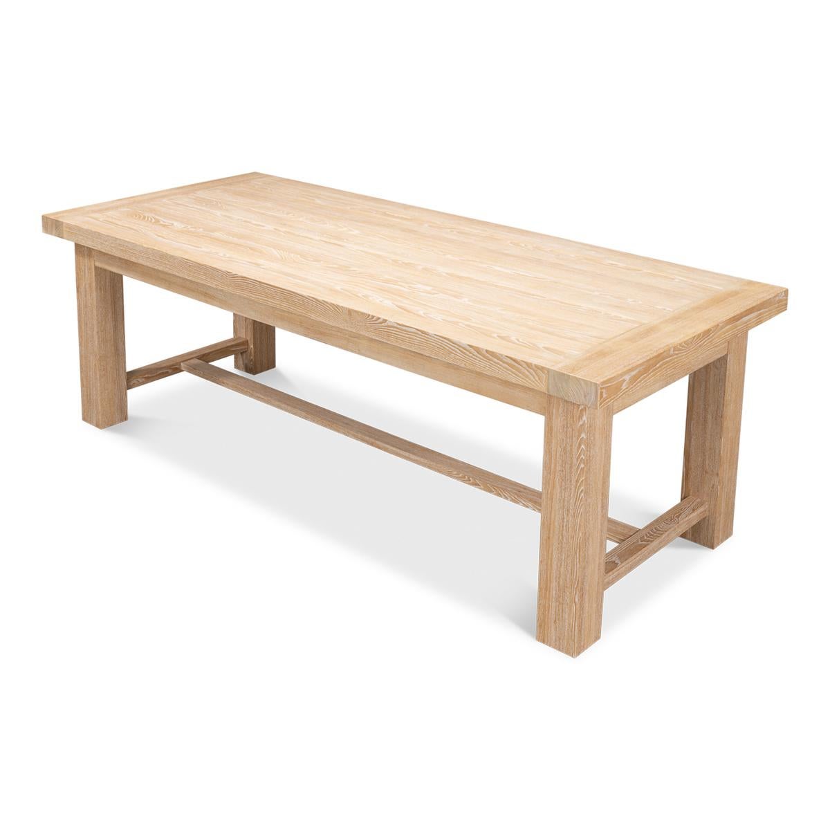 oak dining table industrial