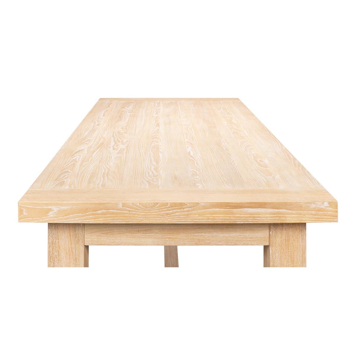 Industrial Oak Dining Table For Sale 1