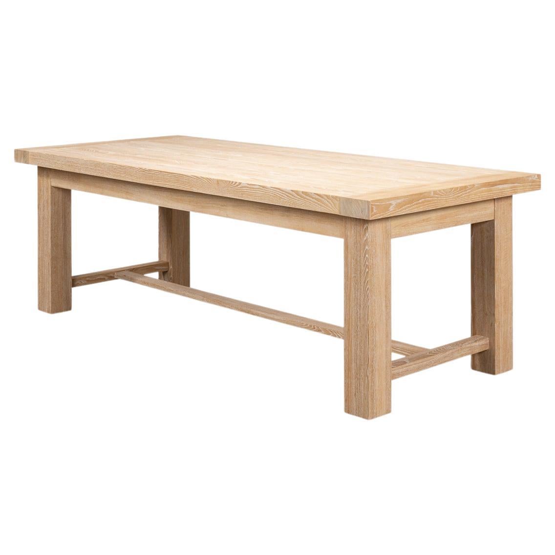 Industrial Oak Dining Table For Sale