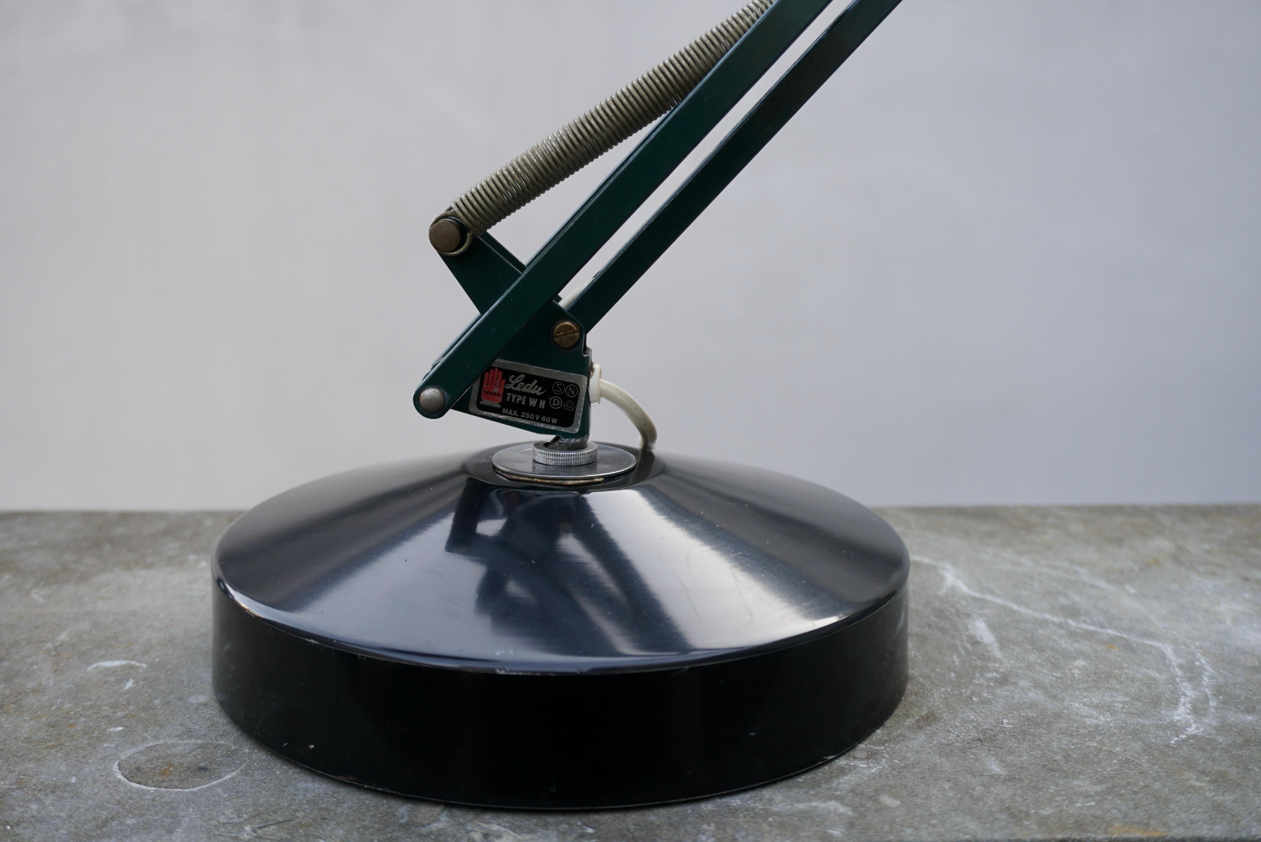 Industrial Office Architect Desk Lamp by Ledu, 1970s, Made in Sweden For Sale 10