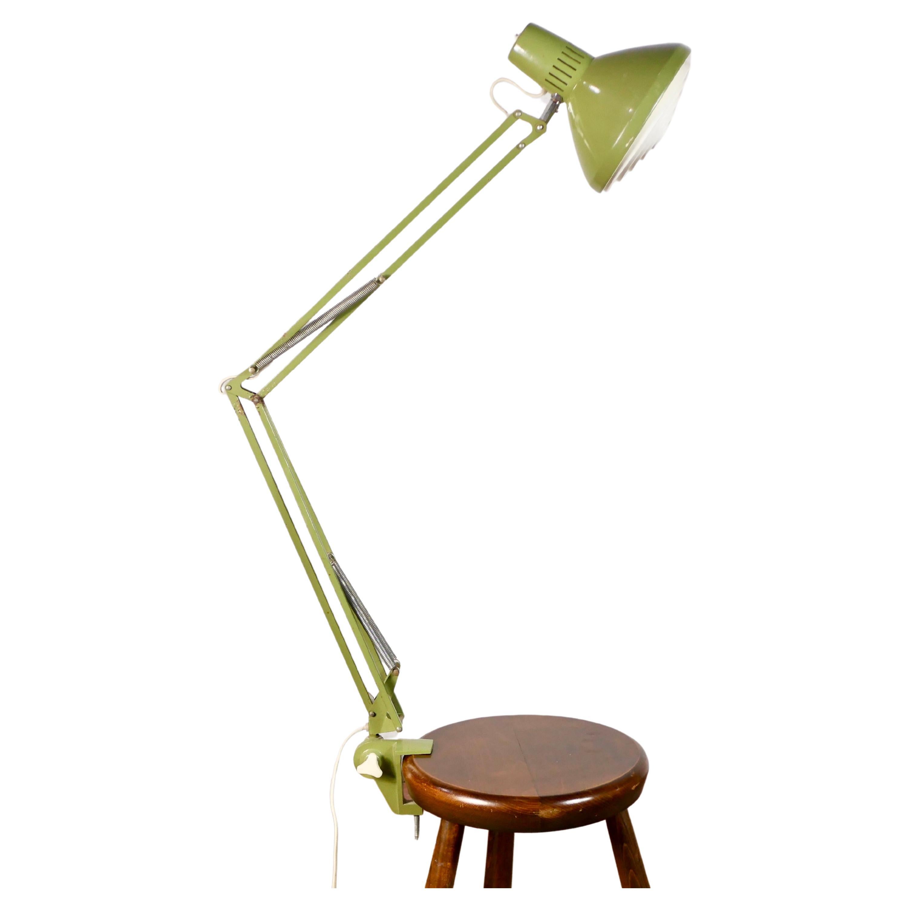 Industrial Office Desk Lamp by Ledu, 1970s, Made in Sweden For Sale at  1stDibs