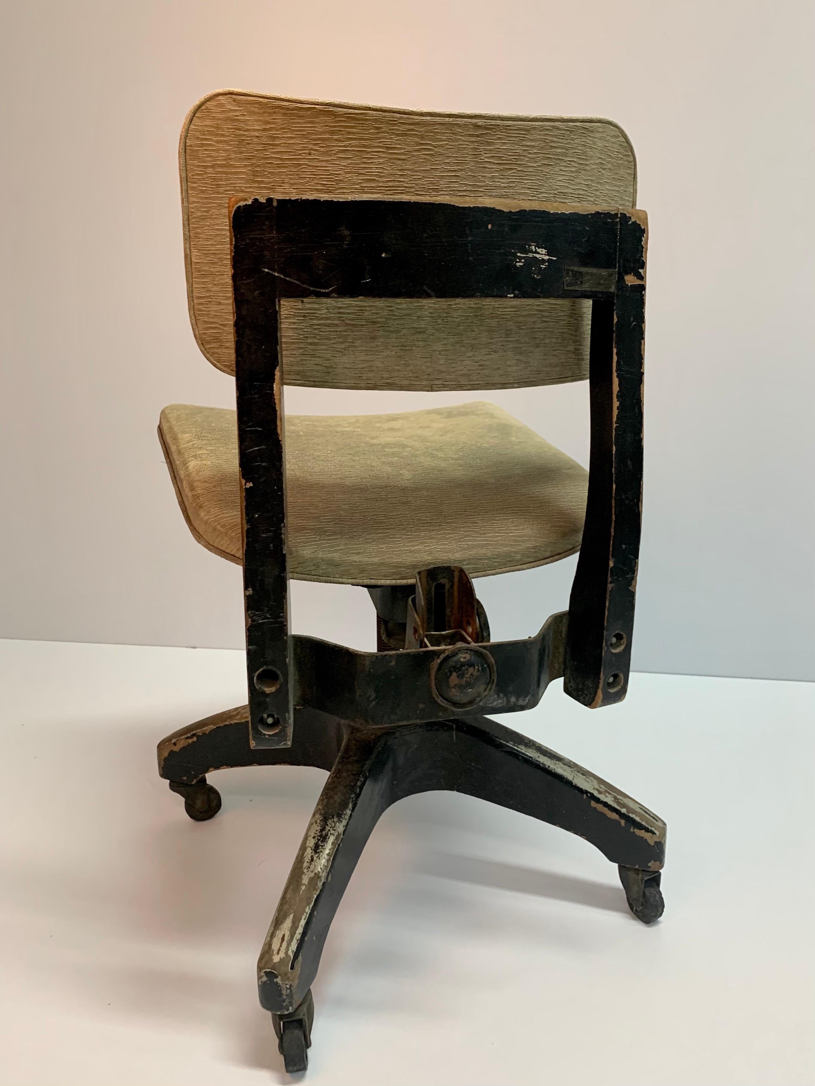 Mid-Century Modern Industrial Office Tanker Desk Chair by IRGSA