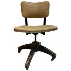 Vintage Industrial Office Tanker Desk Chair by IRGSA