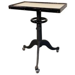 Industrial Optometry Examination Pedestal Table by Bausch & Lomb