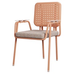 Industrial Outdoor chair DUV with arms handcrafted by Murmurio