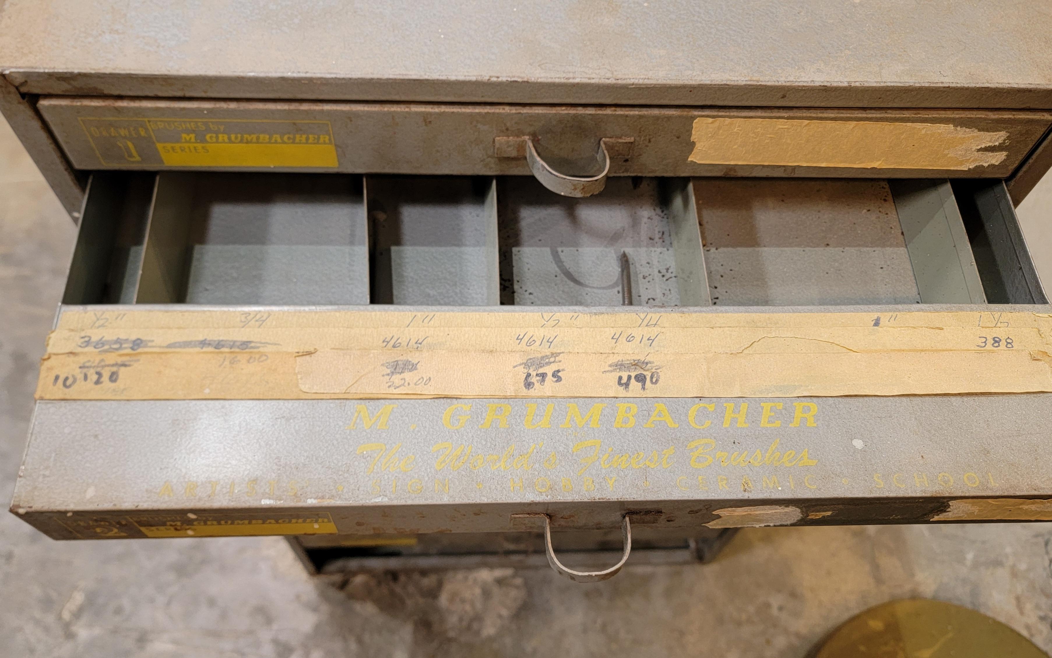 Industrial Paintbrush Point of Sale Cabinet For Sale 5