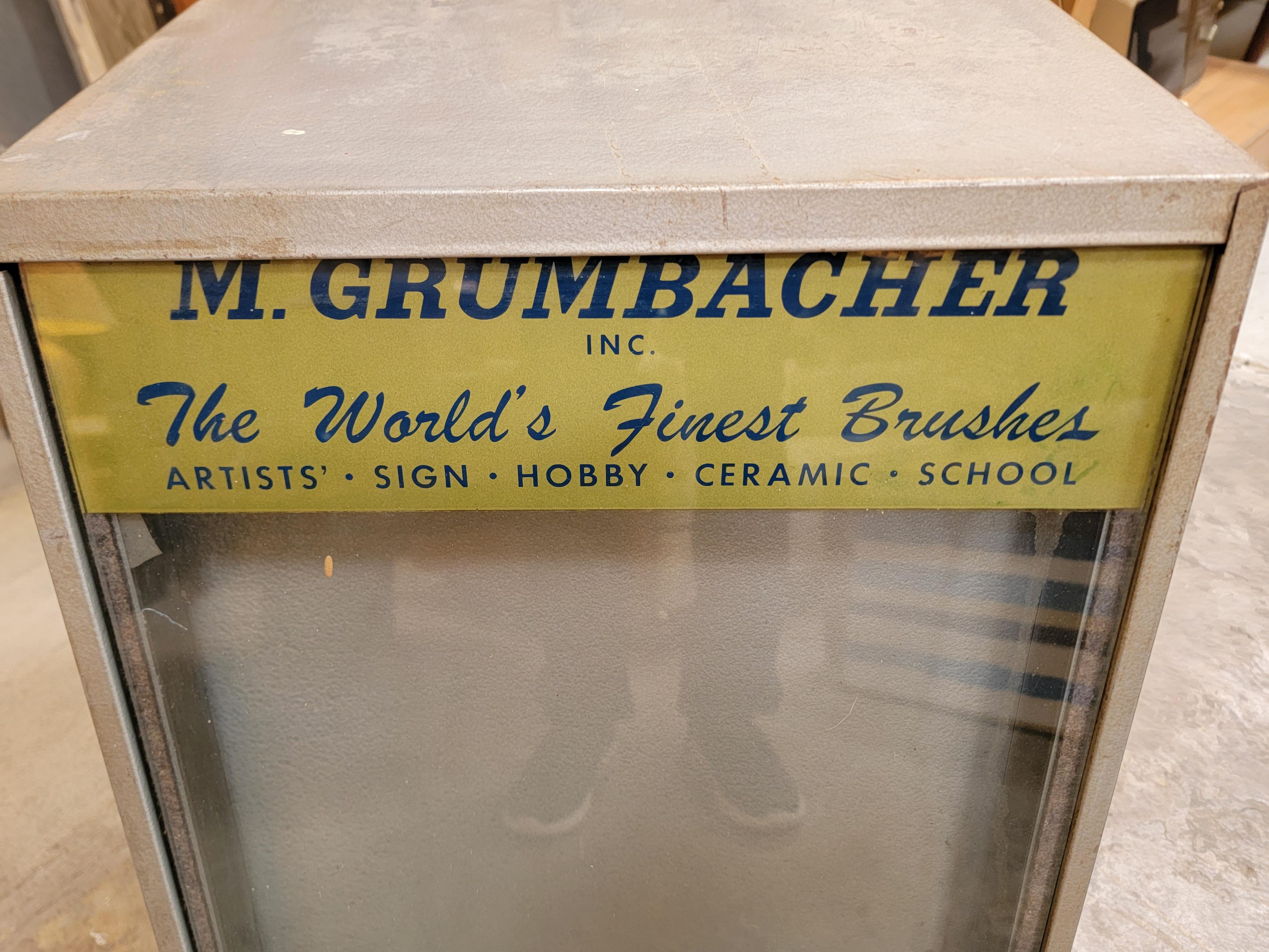 Industrial Paintbrush Point of Sale Cabinet For Sale 1