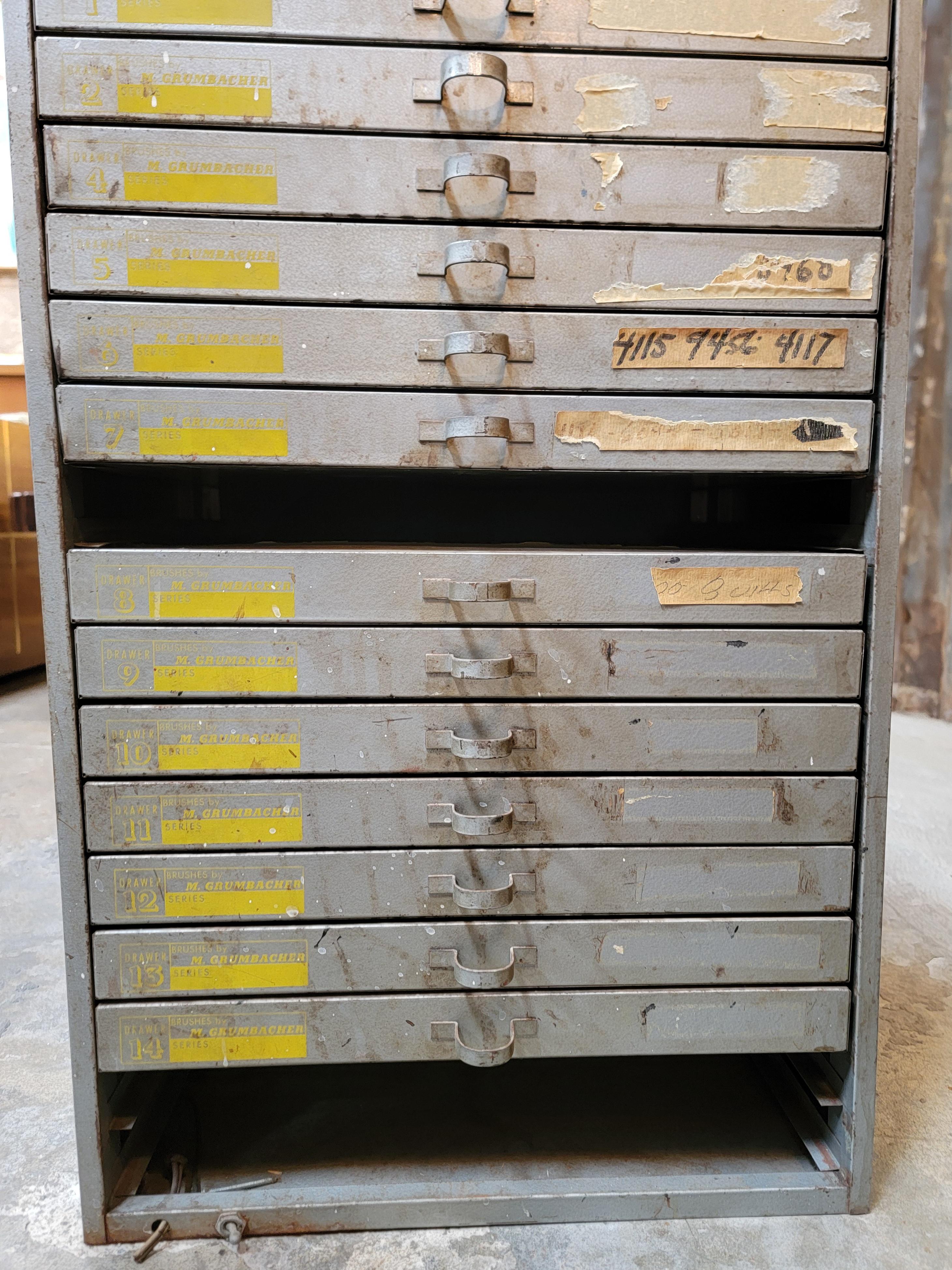 Industrial Paintbrush Point of Sale Cabinet For Sale 3