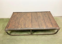 Industrial Pallet Coffee Table, 1950s