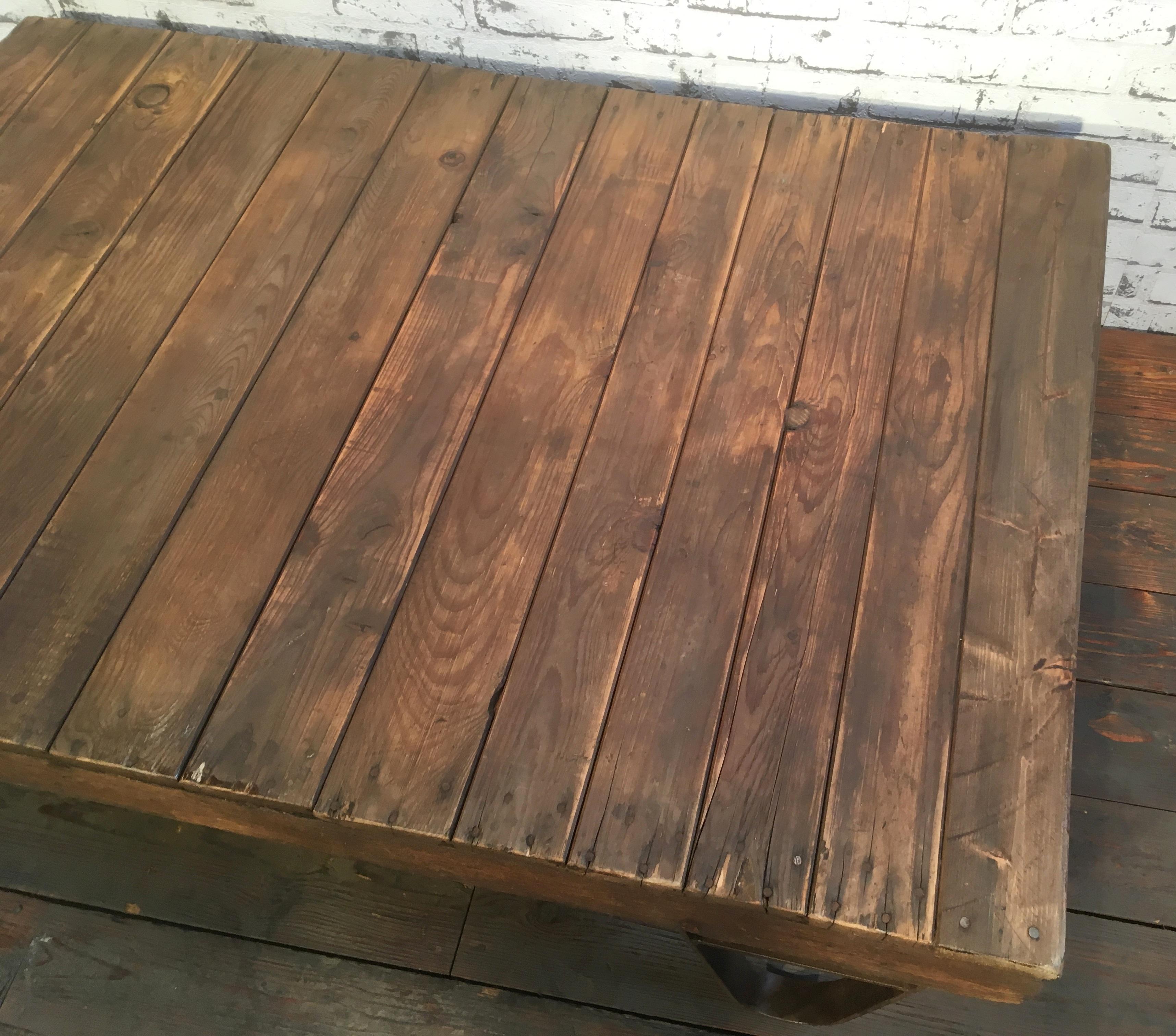 Industrial Pallet Coffee Table, 1950s 1