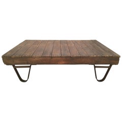 Industrial Pallet Coffee Table, 1950s