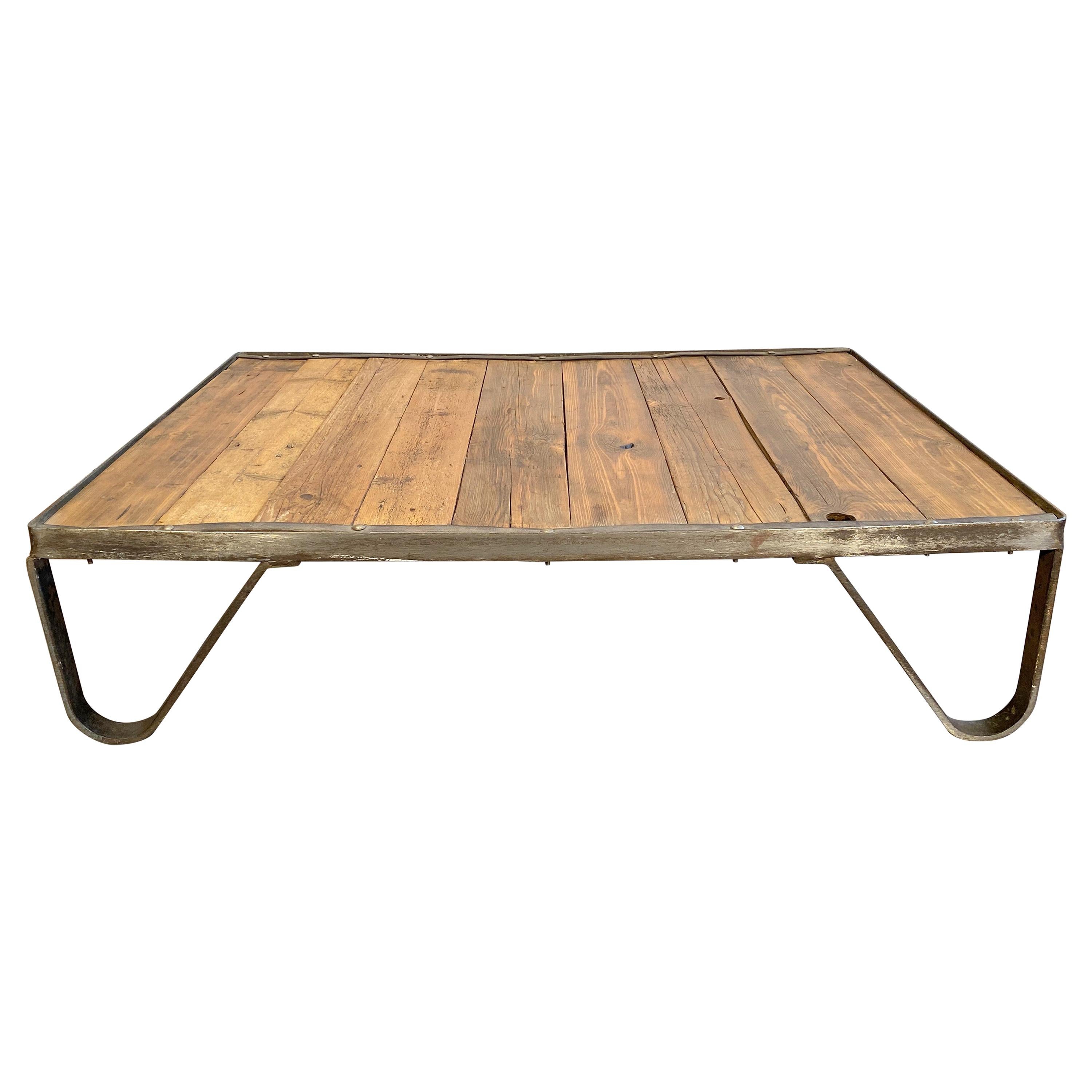 Industrial Pallet Coffee Table, 1950s