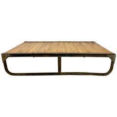Industrial Pallet Coffee Table, 1950s