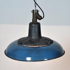 Industrial pendant lamp, 1950s