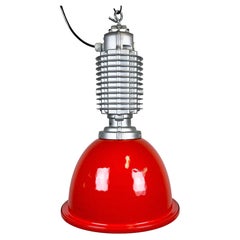 Retro Industrial Pendant Lamp by Charles Keller for Zumtobel, 1990s