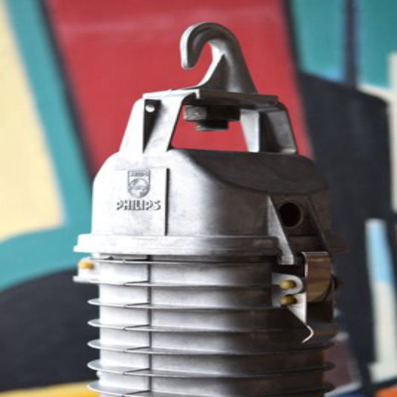 Lámpara colgante industrial de Philips, años 60 siglo XX en venta