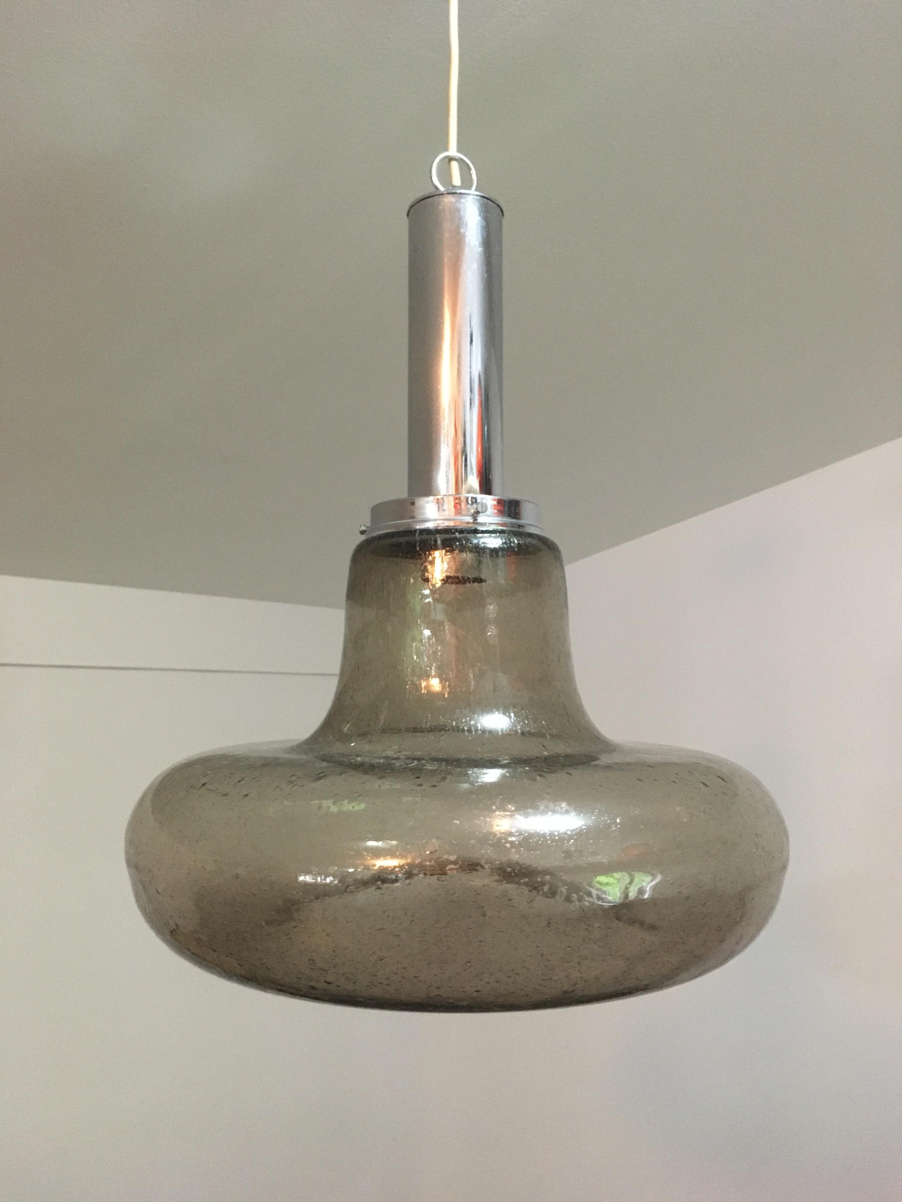 Slovène Lampe à suspension industrielle / plafonnier, années 1970 en vente