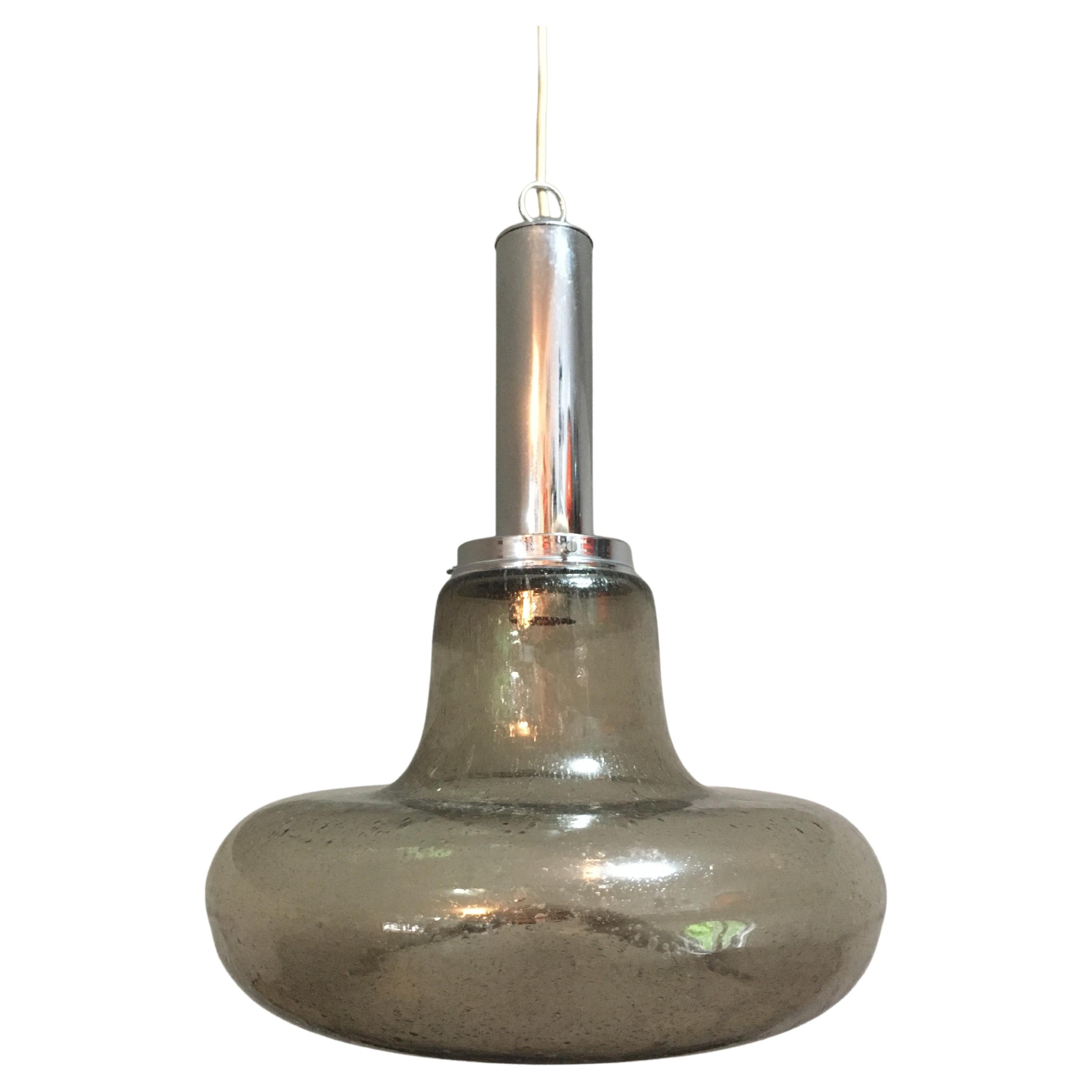 Lampe à suspension industrielle / plafonnier, années 1970 en vente