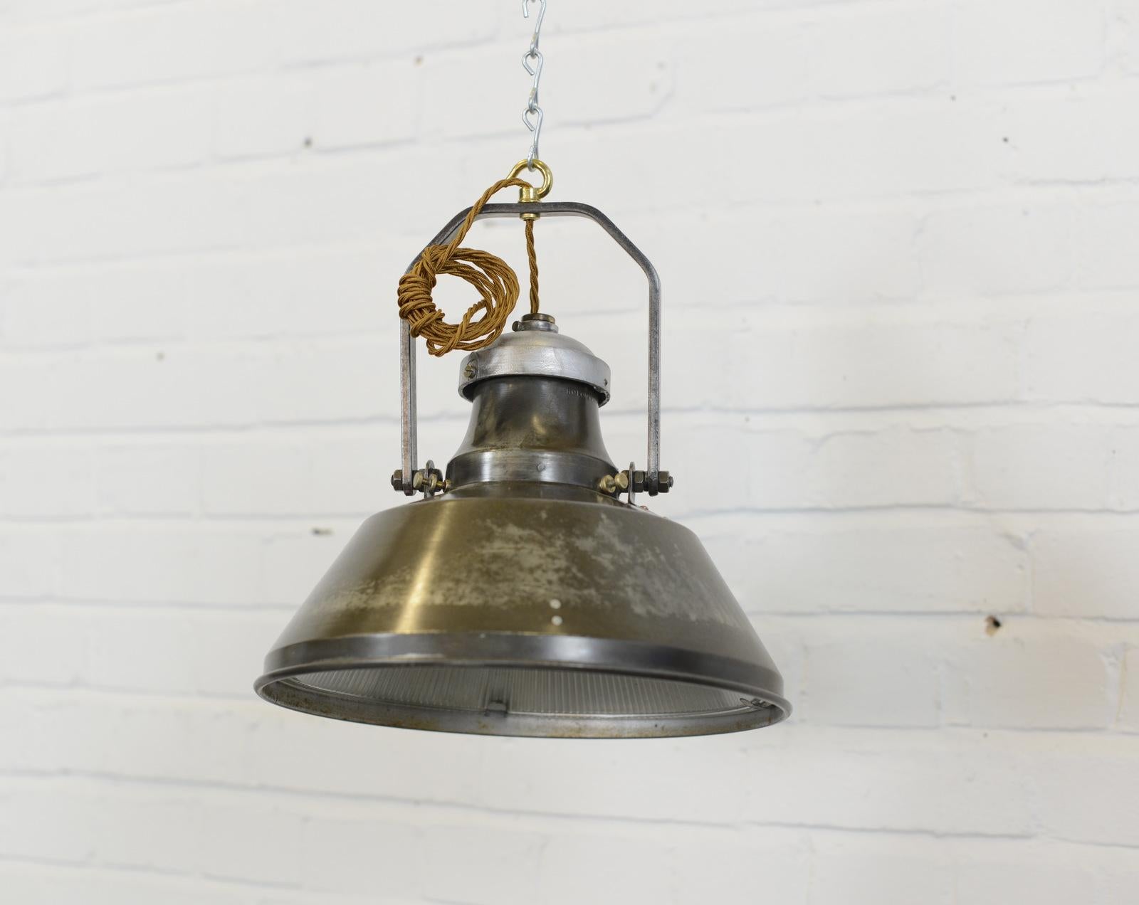 Industrial Pendant Lights by Holophane, circa 1930s 7