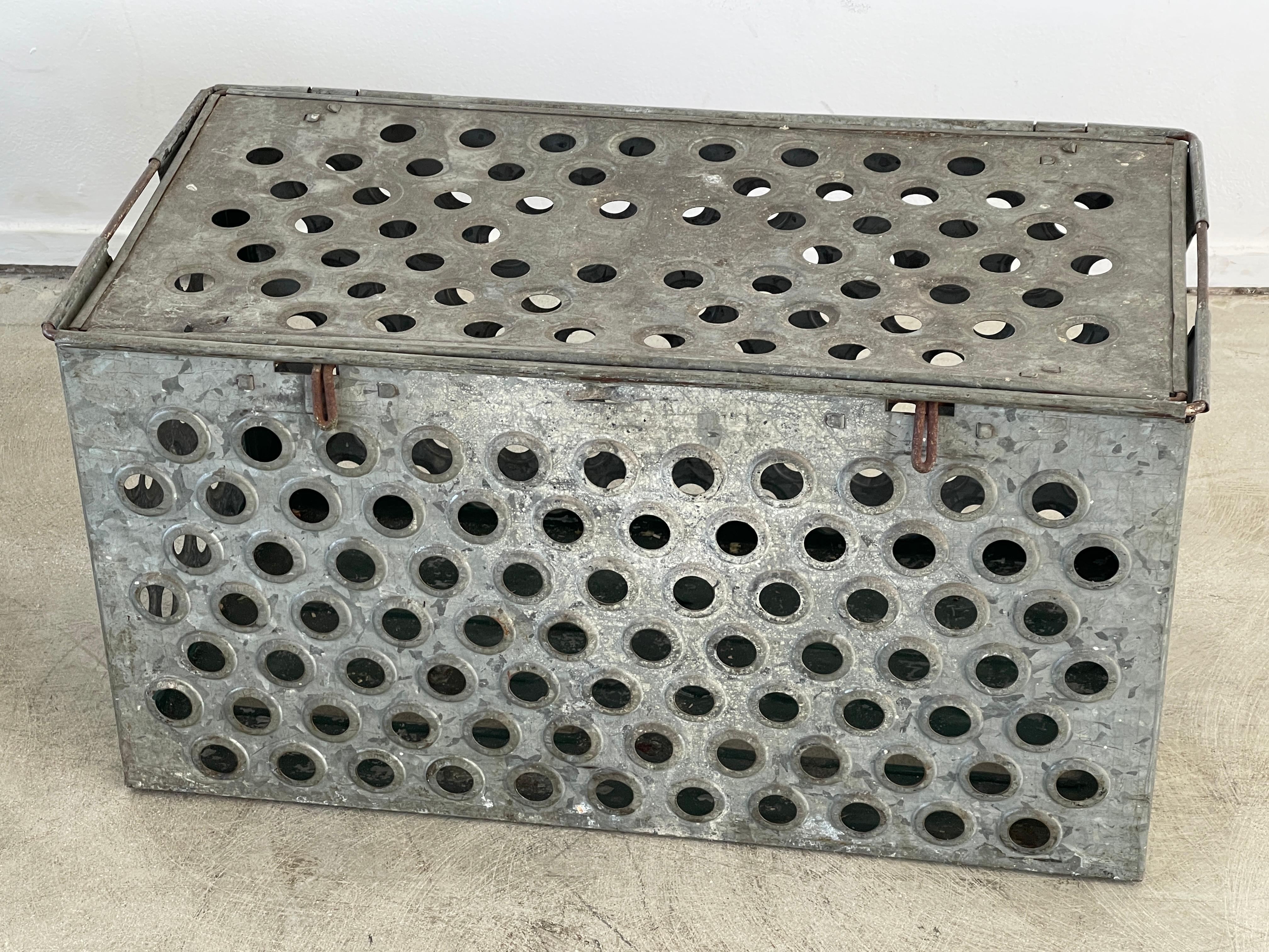 perforated metal box