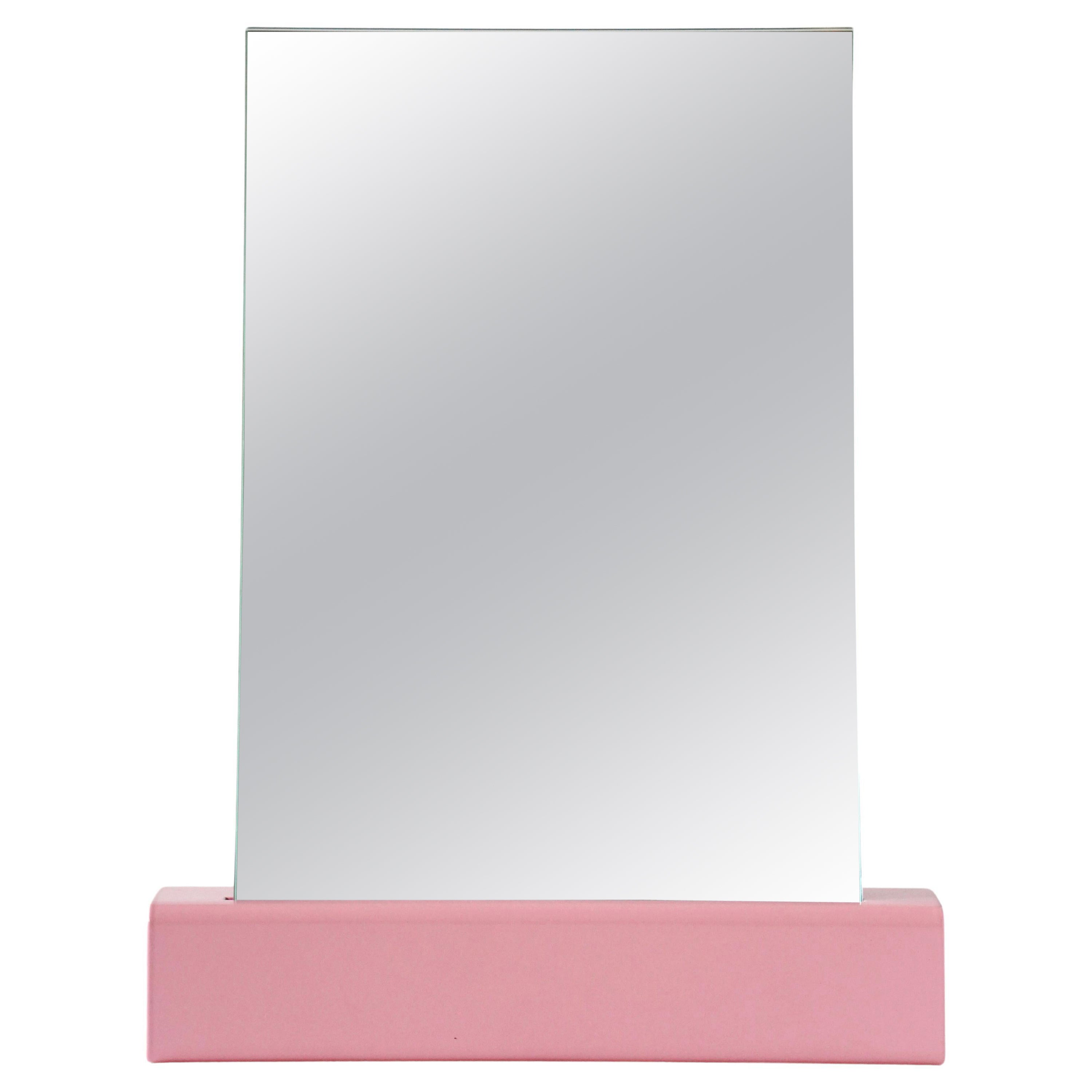 Miroir mural industriel rose, Miroir One Collection Basic''Without Plateau'