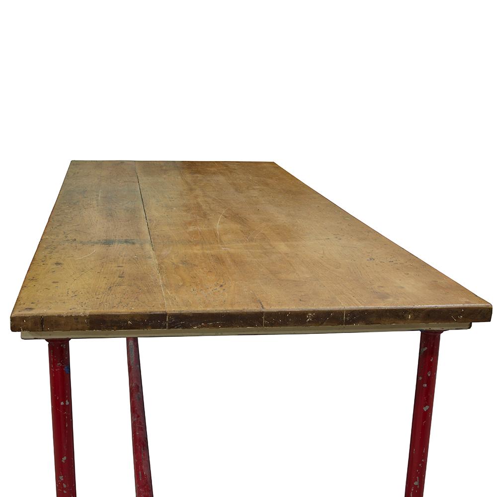 20th Century Industrial Pipe Base Table