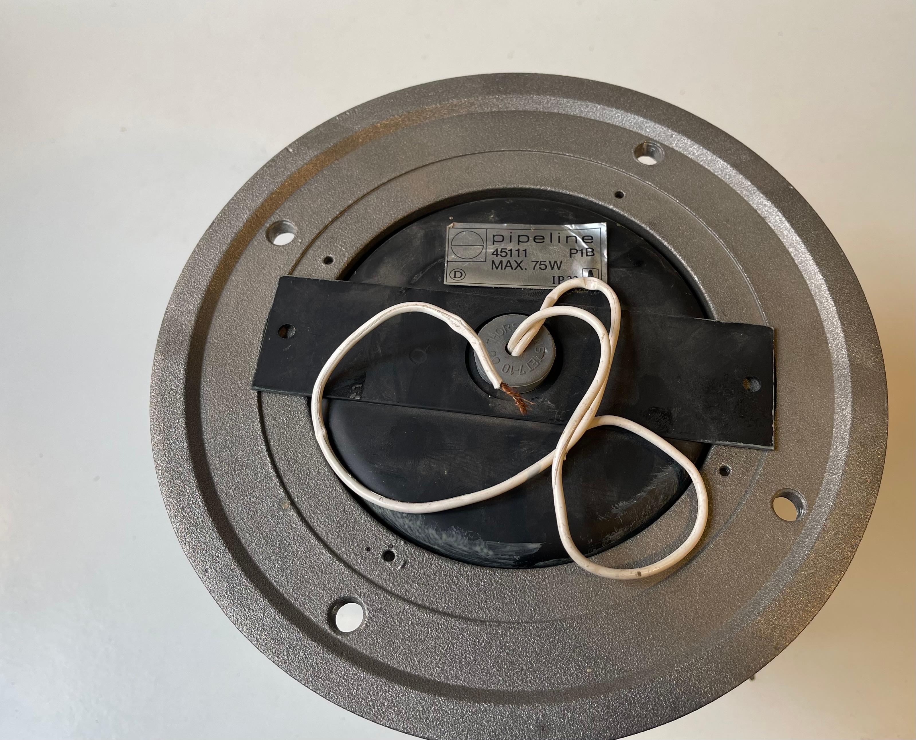 Aluminium Lampe d'extérieur à encastrer en tube industriel par Ole Pless Jørgensen pour Nordisk Solar en vente