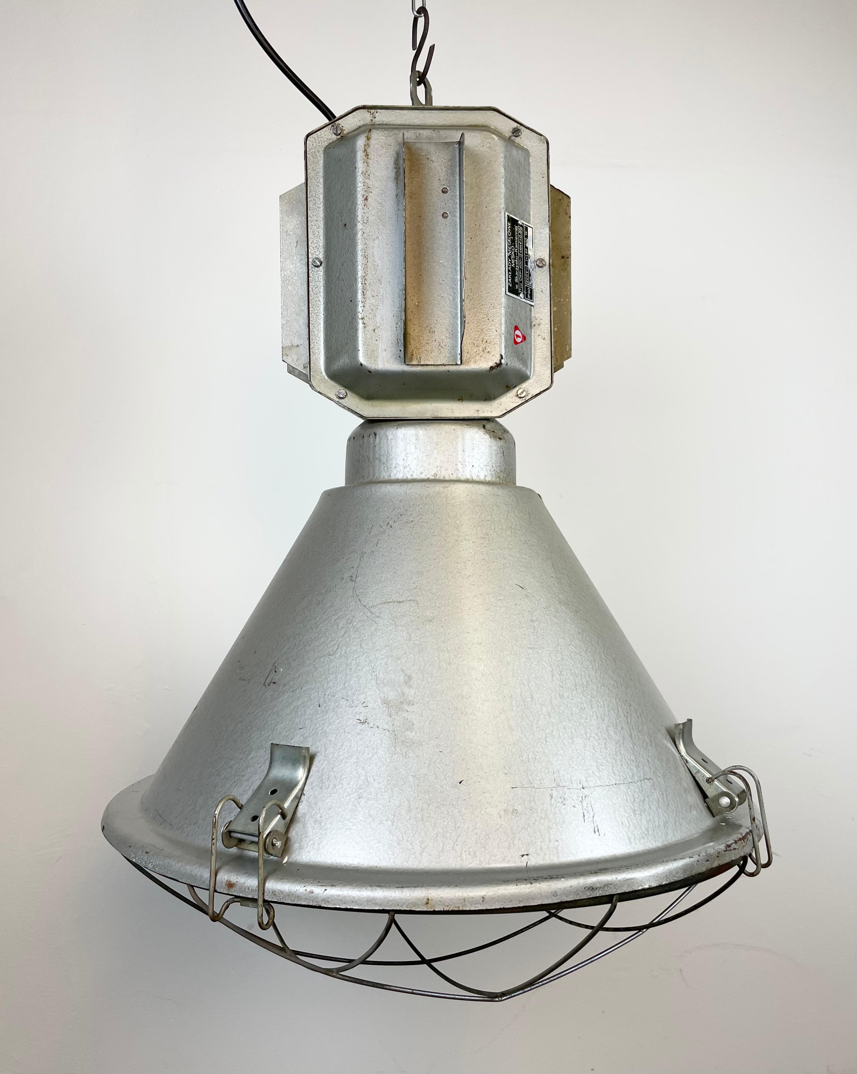 Industrial Polish Factory Ceiling Lamp from Mesko, 1990s For Sale 10