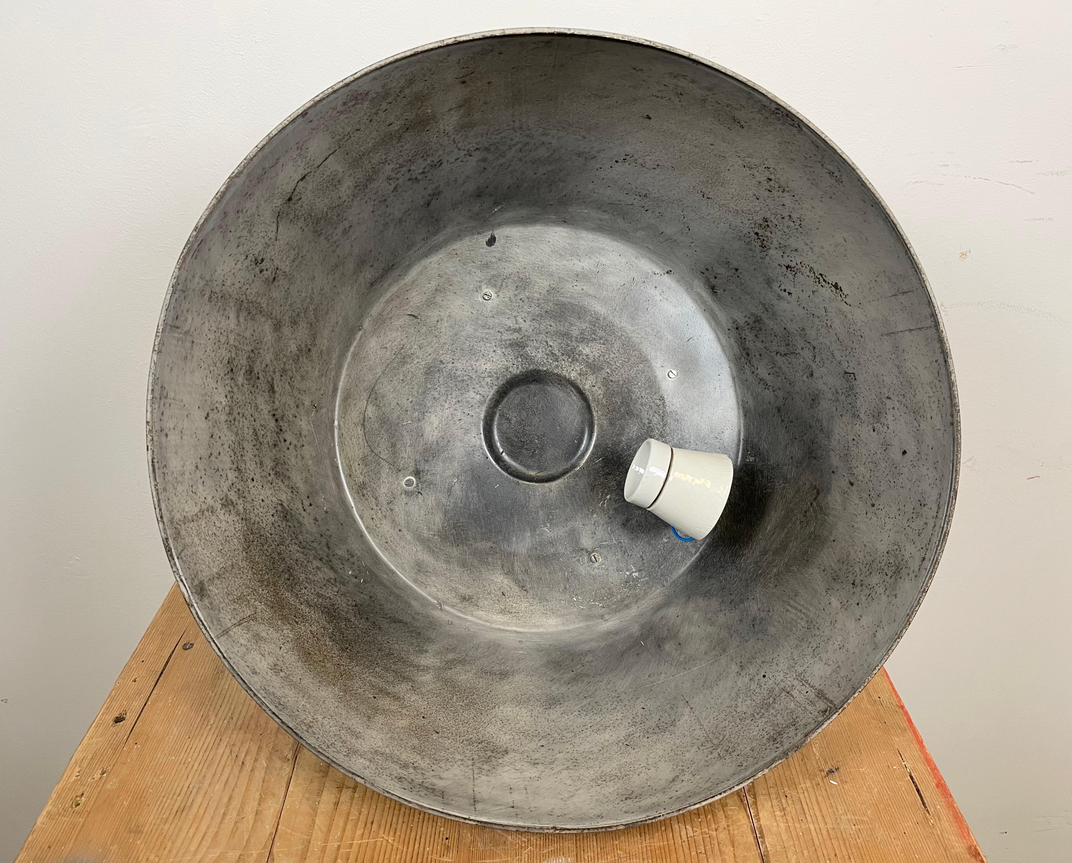 Lampada a sospensione industriale di fabbrica polacca di Mesko, anni '70 in vendita 9