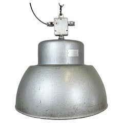 Vintage Industrial Polish Factory Pendant Lamp from Mesko, 1970s