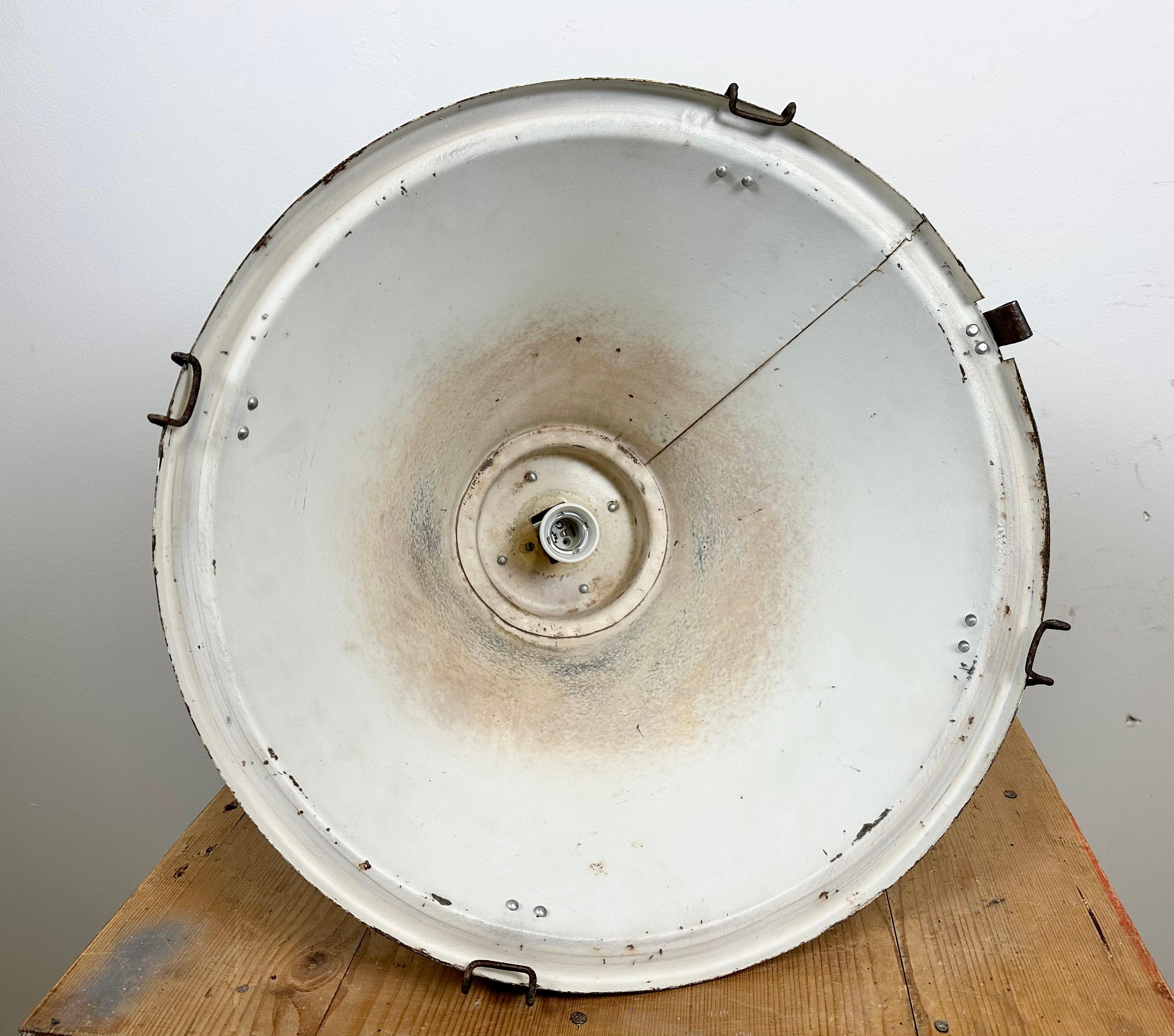 Industrial Polish Factory Pendant Lamp from Predom Mesko, 1970s For Sale 14