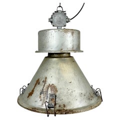 Vintage Industrial Polish Factory Pendant Lamp from Predom Mesko, 1970s