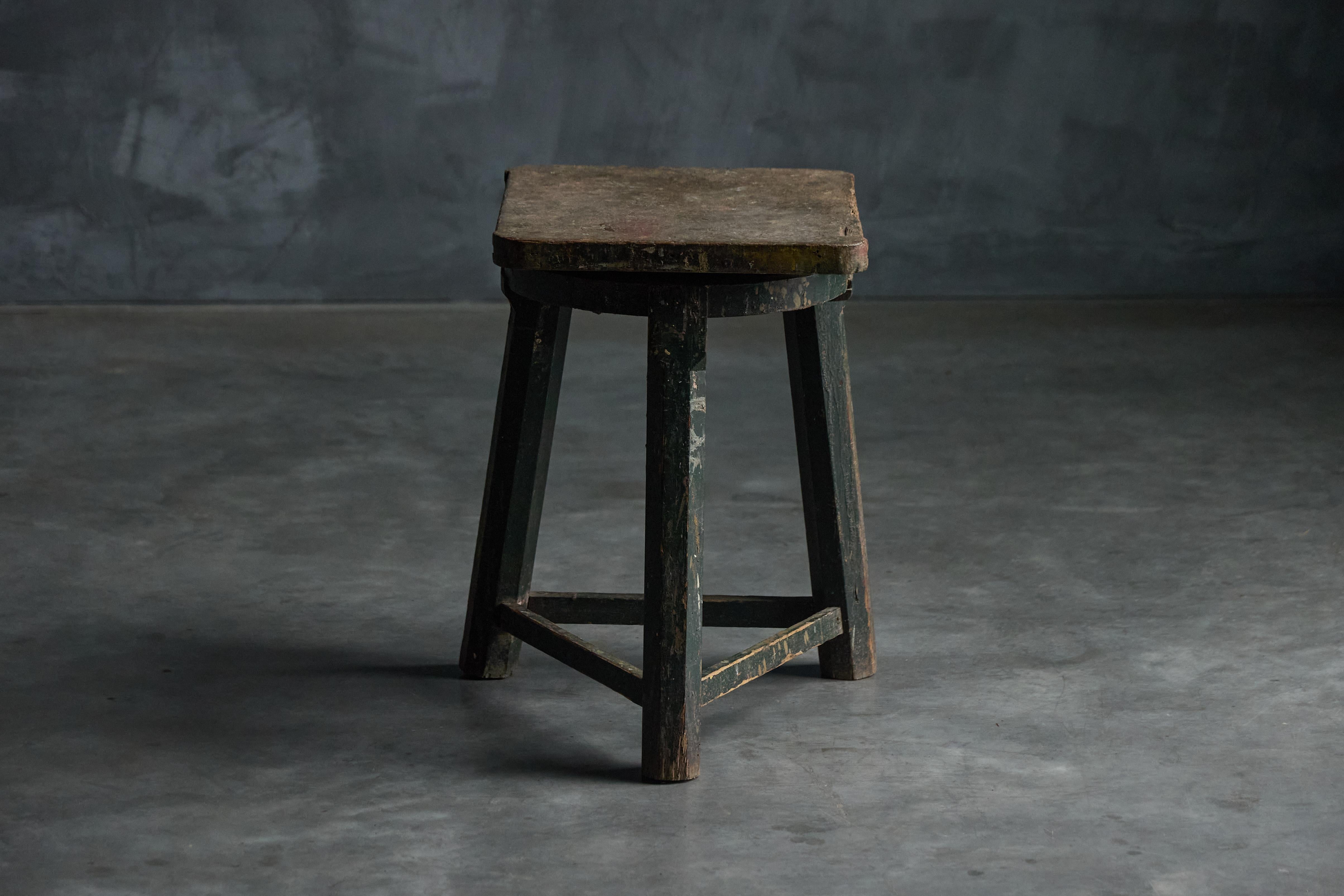Tabouret primitif industriel, France, 19ème siècle en vente 3