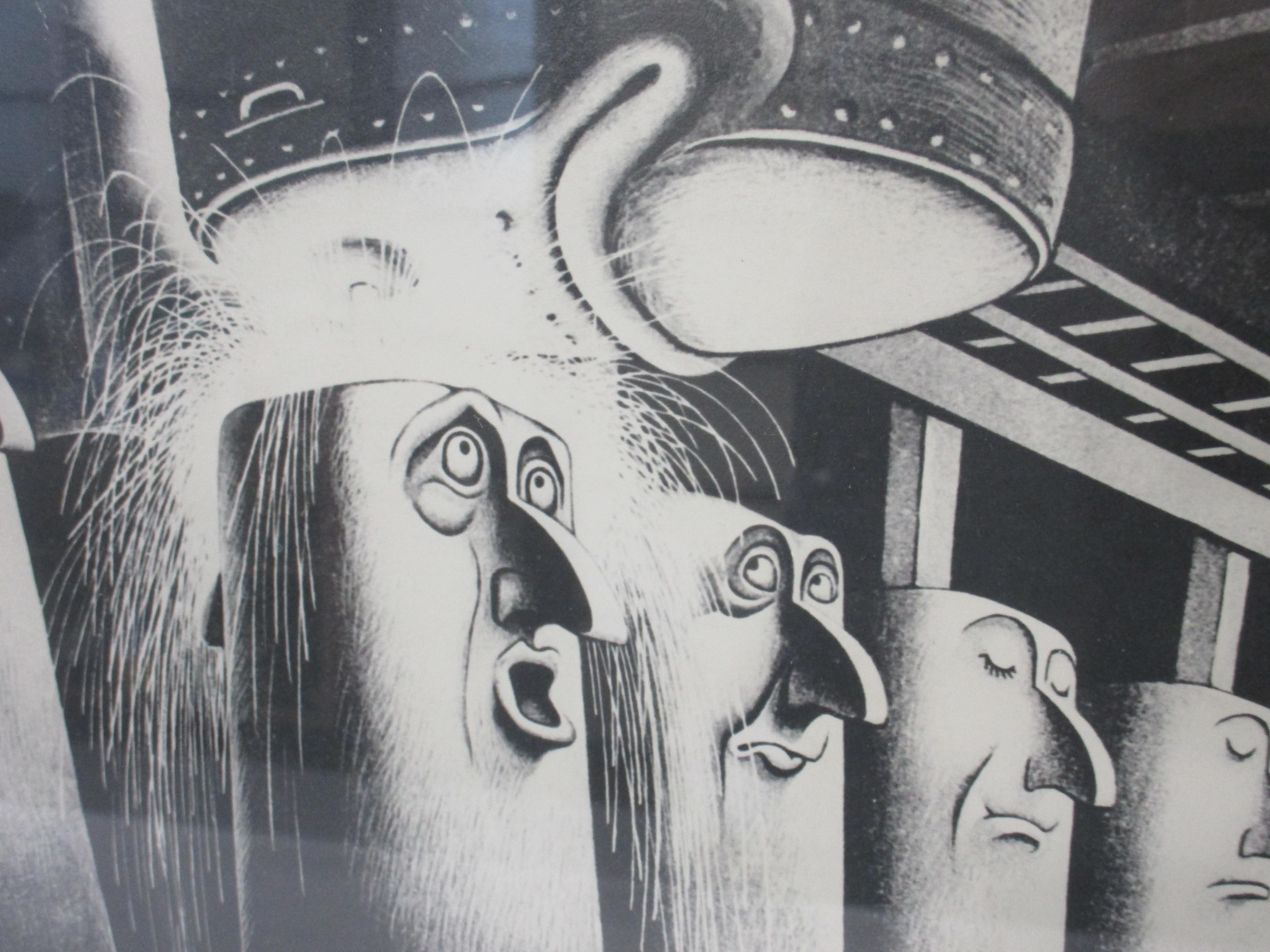 20th Century Industrial Print by Boris Artzybasheff for Wickwire Spencer Steel Co.