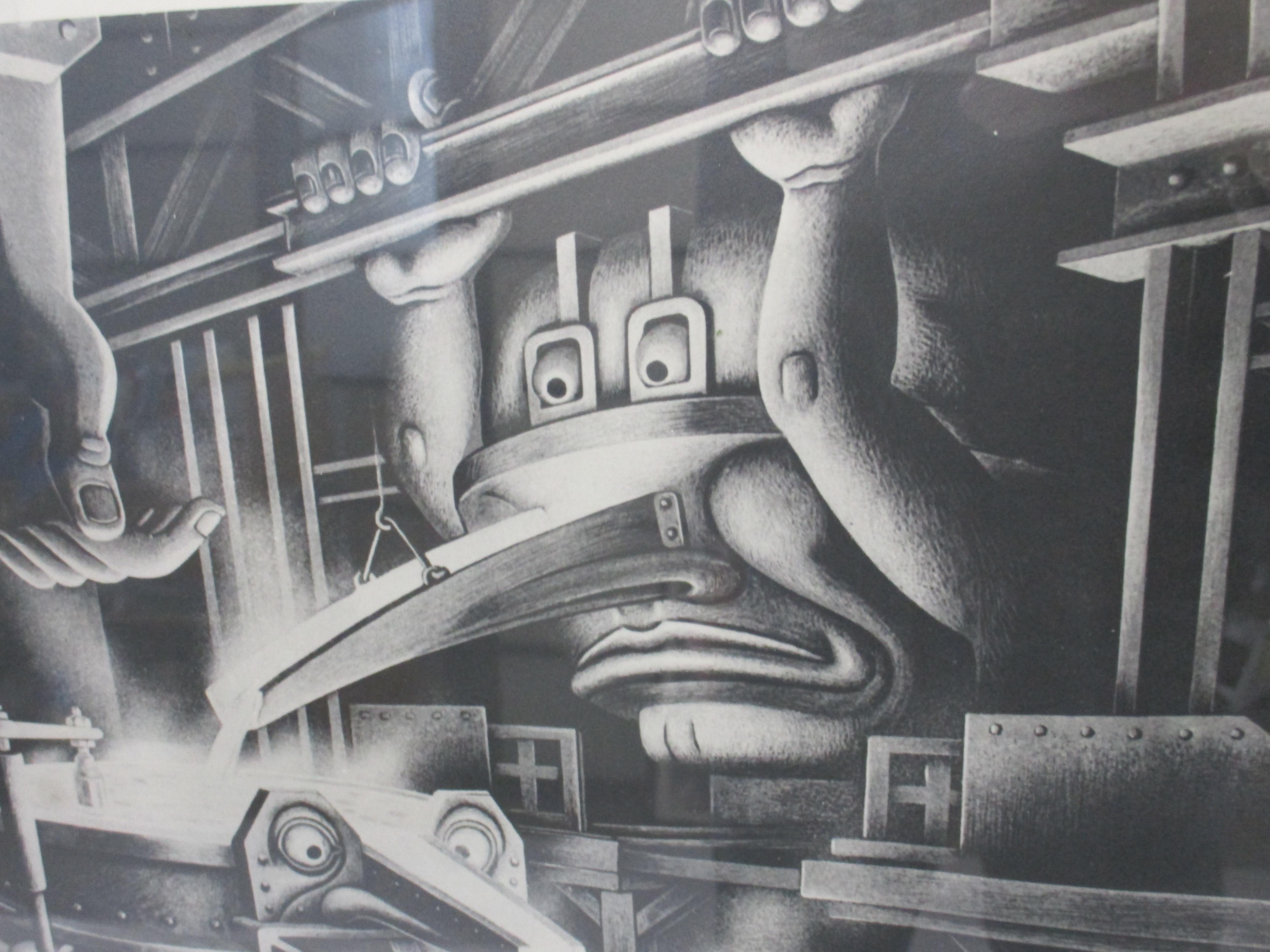 Paper Industrial Print by Boris Artzybasheff for Wickwire Spencer Steel Co.